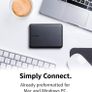 Toshiba Canvio Partner 2TB Portable 2.5 External Hard Drive, USB 3.2, Mac & Windows compatible. (HDTB520EK3AB) Image 2