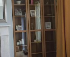 wooden cabinets