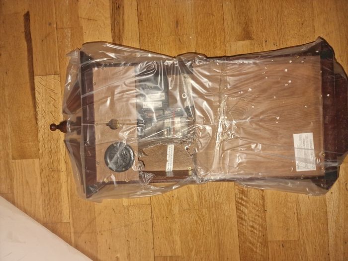 Regulator Wall Clock Dark oak finish