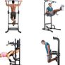 Pull Up Bar Dip Station Power Tower Large Wide Push Up Station Fitness Equipment for Home Gym Exercise Chin Up Bar Image 4