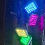 set of four multi colour changing led garden lights Image 3