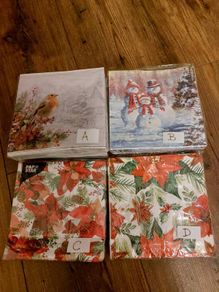 Decoupage napkins
