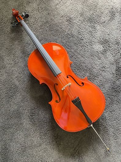 Cello Full 4/4 Size with Soft case + Hiscox Hard case