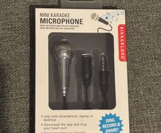 Brand New Kikkerland Mini Karaoke Microphone