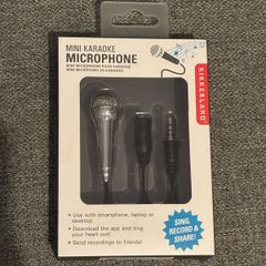 Brand New Kikkerland Mini Karaoke Microphone