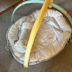 Baby mat and tummy time pillow