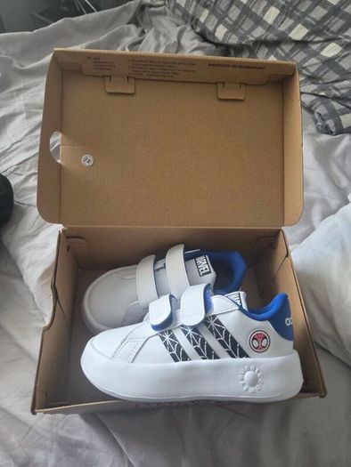 New Adidas Marvel spiderman kids shoes