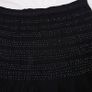 Hugo Boss Vintage Black High Waisted Smocked Tiered Ruffle Chiffon Silk Mini Skirt 6UK/34EU Image 5