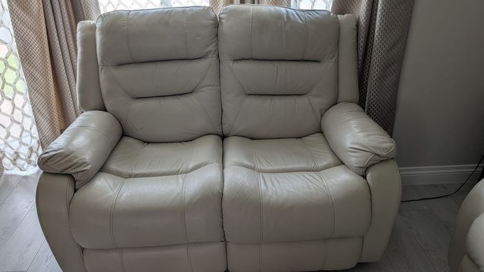 Electric Recliner Leather Sofa