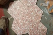 Terrazzo rose hexagon 23x27 (1.99m2)