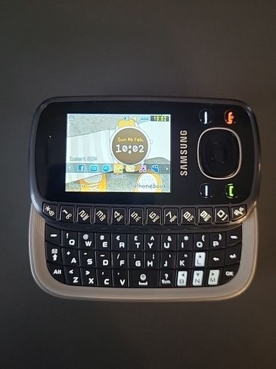 Samsung GT-B3310 Slider Phone in SILVER