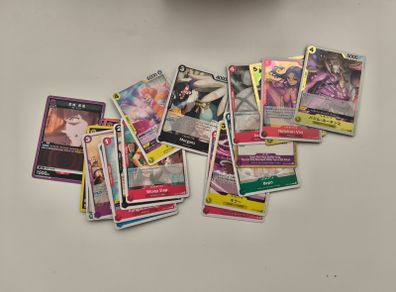 Random One Piece and Union Arena cards