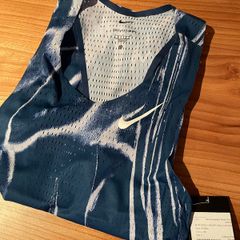Nike Dri-FIT ADV Aeroswift Running Singlet - Blue - Size S