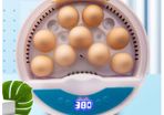 NEW 9 Eggs Automatic Incubator for Bird Chicken with smart control turnover incubator