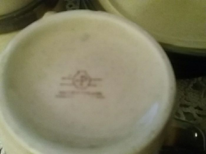 Twenty One Piece Polish Tea/Coffee Pottery Set