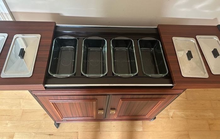 EKCO hostess trolley