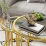 Round Nesting Coffee Tables Set of 2 Image 8