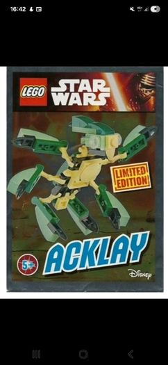 Lego star wars  ACKLAY minifigure set 911612