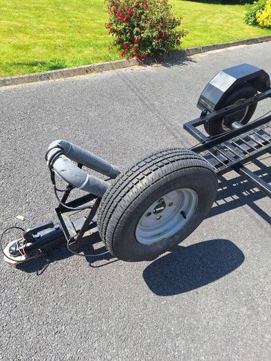 Motorcycle trailer.