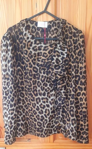 Animal print blouse
