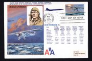 1977 USA Illustrated Cover Commemorating  50th Anniversary of Solo Transatlantic Flight with Roosevelt Field Station New York with First Day cancel Slogan