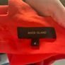 River Island Orange halter neck backless jumpsuit with belt Image 7