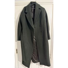 & Other Stories Dark Green Coat