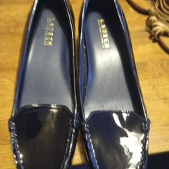 Ralph Lauren patent navy shoes