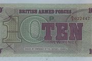 British Armed Forces 10 New Pence Bank Note Crisp