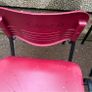 4 x Sturdy Stackable Plastic/ Metal Chairs Image 8