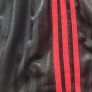 RARE  Vintage O'Neills Mourne Shadow Stripe Shorts  Black/Red Image 3