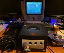 Gamecube Console with LCD