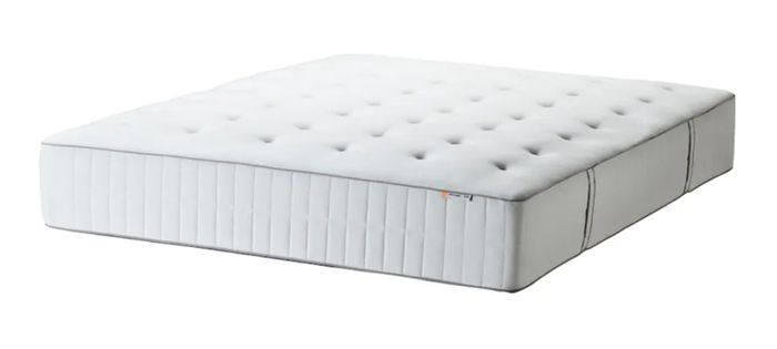 Double Bed Pocket Sprung Mattress.  As New.  IKEA