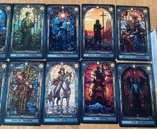 Cards/ Stained glass tarot