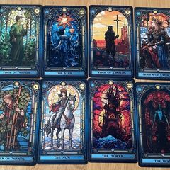 Cards/ Stained glass tarot
