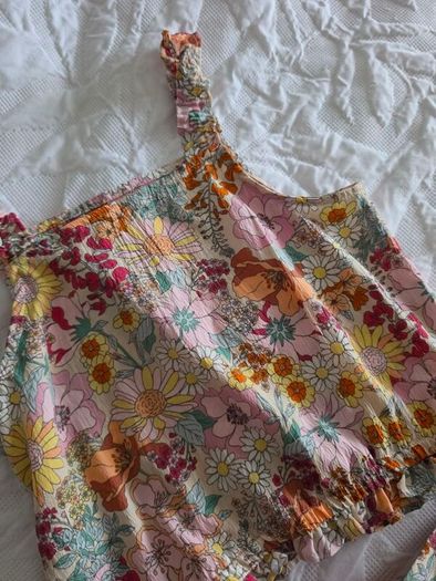 HM girls flower co ord set 10-11