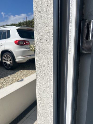 front door frame &  glass panel