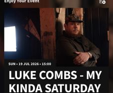 Two Luke comb tickets