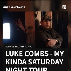 Two Luke comb tickets