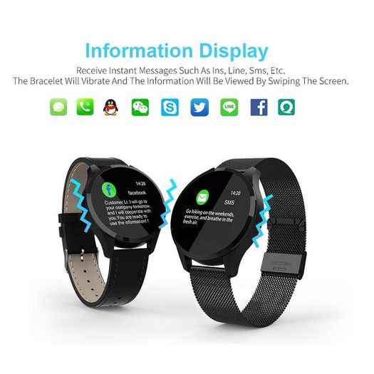 Smart Watch Bracelet Heart Rate Blood Pressure Monitor Fitness Tracker Bluetooth