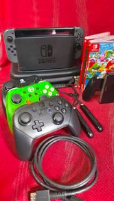 Nintendo Switch (adult own) Multiplayer Bundle - 4 Controllers + Mario Wonder & It Takes Two