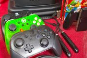 Nintendo Switch (adult own) Multiplayer Bundle - 4 Controllers + Mario Wonder &amp; It Takes Two