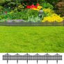 Lawn Edgings 17 pcs Anthracite 10 m PP Image 7