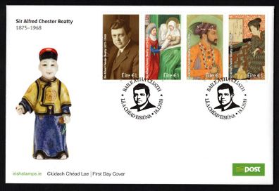 2018 Ireland The 50th Anniversary of the Death of Sir Alfred Chester Beatty, 1875-1968 An Post First Day Cover (FDC)