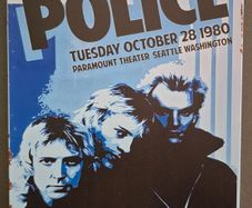 Vintage Style  Metal Sign. The police, sting.
