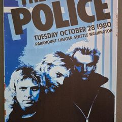 Vintage Style  Metal Sign. The police, sting.