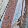 old wrought iron wheel. Image 7