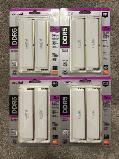 Crucial 32gb Ddr5 Ram 6400mt/s Cl38 NEW