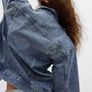 GAP Classics OVERSIZED Denim Jacket New L             -  From Gap For Good with Washwell Image 4
