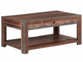 Coffee Table Solid Wood Vintage 88x50x38 cm